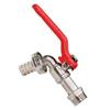 Water Nozzle Zinc Alloy Outlet Water Tap Fauset Rustproof High Pressure for Garden Belt Nozzle