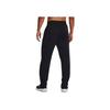 Under Armour UA Twister Pure Color Mid-rise Straight Loose Casual Pants Men Bottoms Black 1379876-001