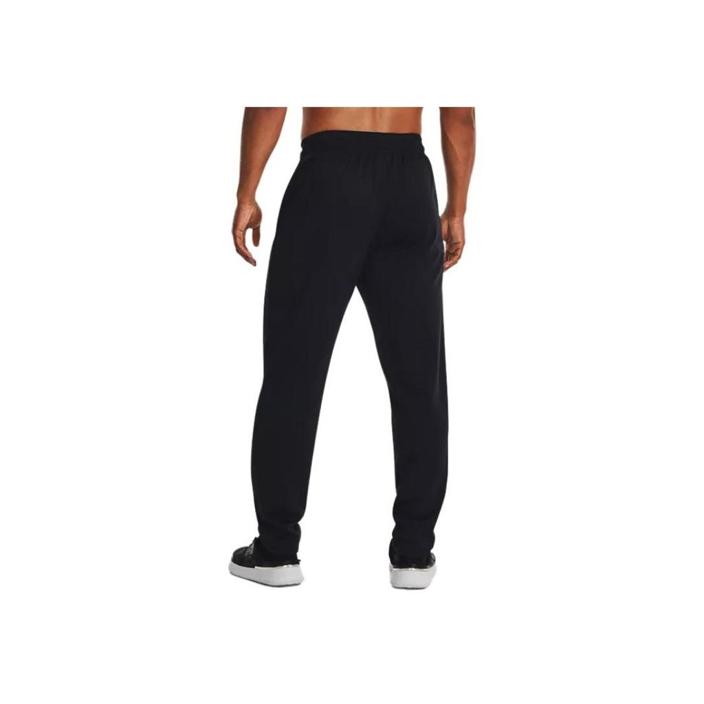 Under Armour UA Twister Pure Color Mid-rise Straight Loose Casual Pants Men Bottoms Black 1379876-001
