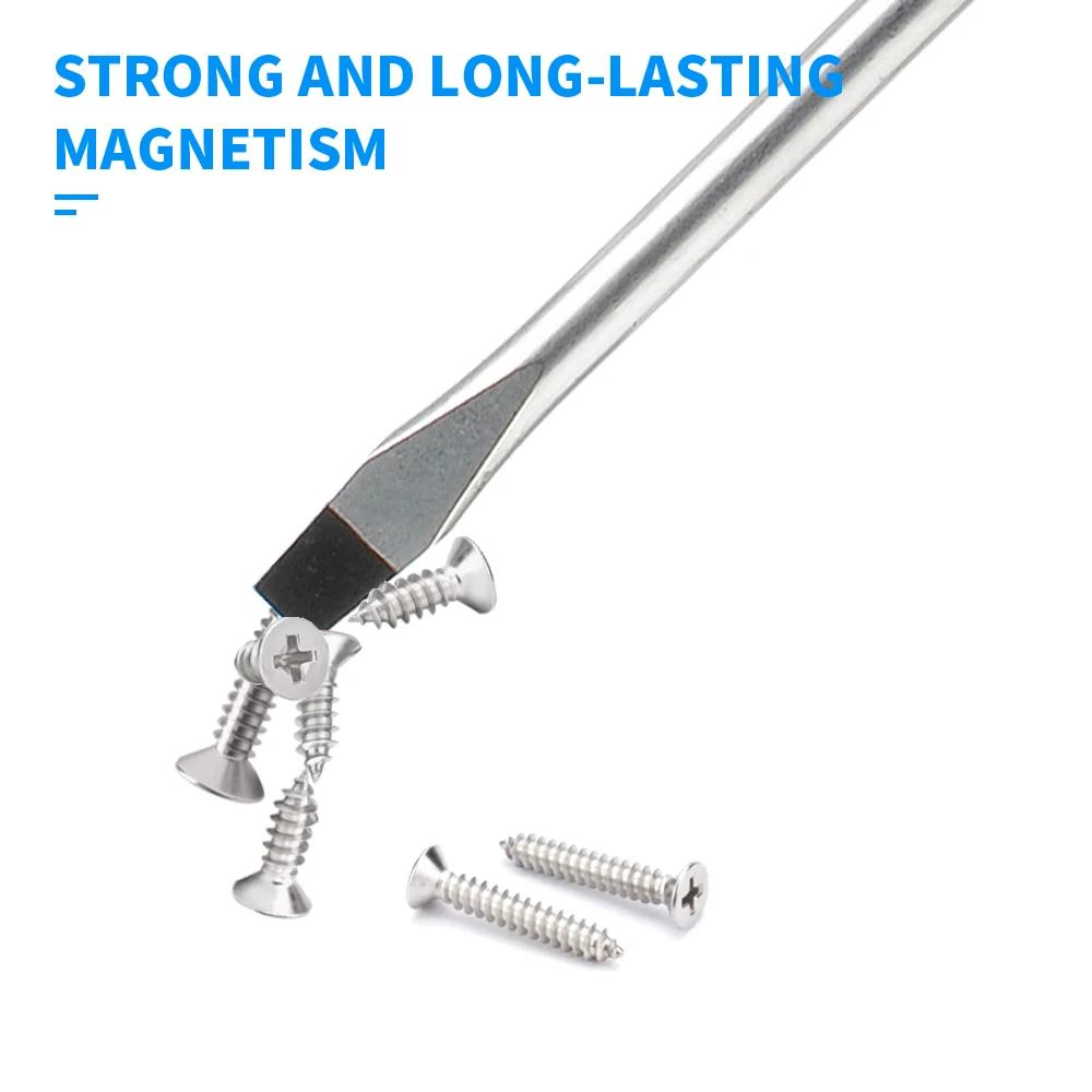Extended 6*300mm Screwdriver Long Slotted Phillips Screwdriver Rubber Handle Multipurpose Magnetic Electric Screwdriver Tools