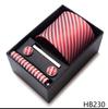 Men's Formal Business Jacquard Tie Gift Box Set