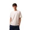 Calvin Klein Lässiges Rundhals-T-Shirt mit Buchstabenprint, kurzärmelig, Herren Oberteile, Mondlicht-Weiß J325191