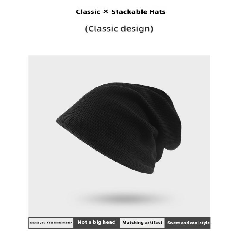 Codzienna Cienka Czapka Dzianinowa Utrzymująca Ciepło, Urocza Czapka Outdoorowa na Zimno, Ochrona Uszu, Ciepła Czapka typu beanie dla Mężczyzn i Kobiet