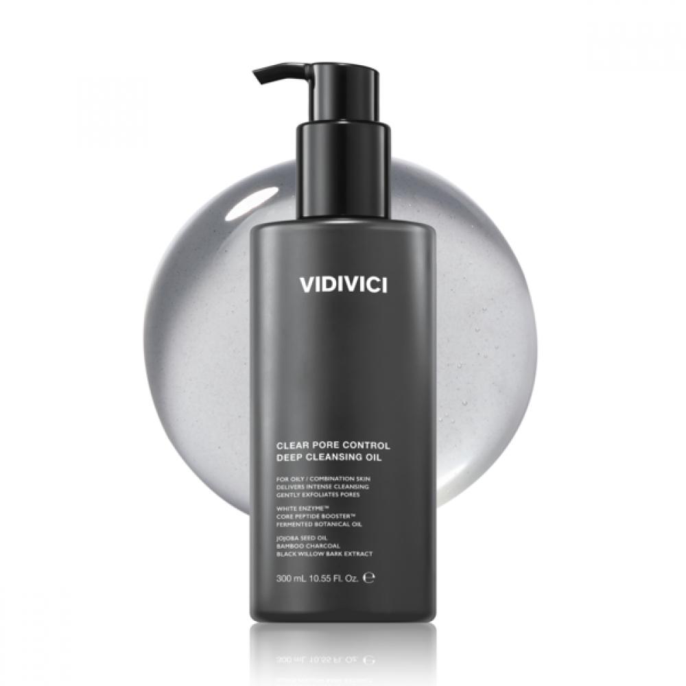 Vidivici Clear Deep Cleansing Oil 300ml  + Cleansing Cloth 30 Sheets Gift 