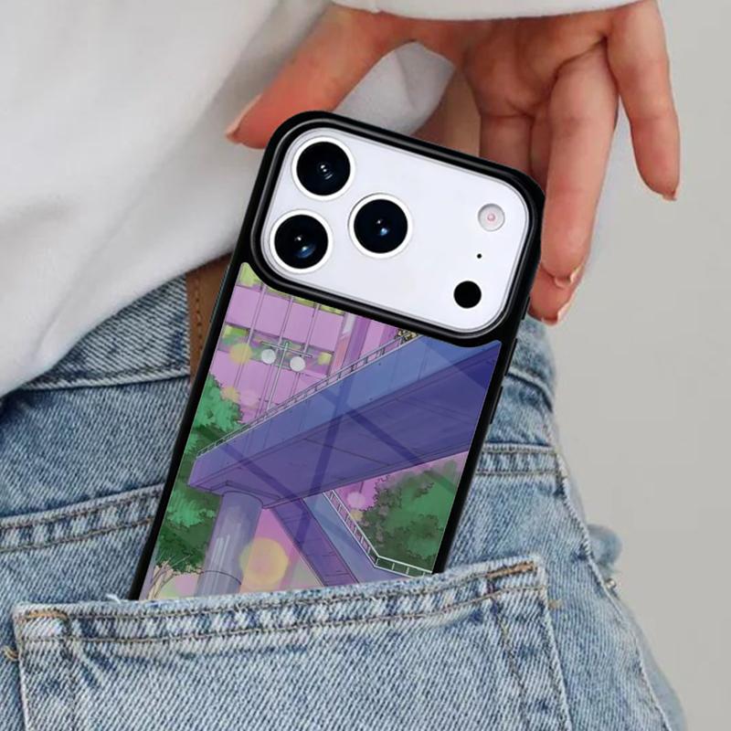 Japanese 90s anime aesthetic Phone Case for iPhone 16e 15 14 13 12 17 Pro Max Plus Air 17pro Cover Coque