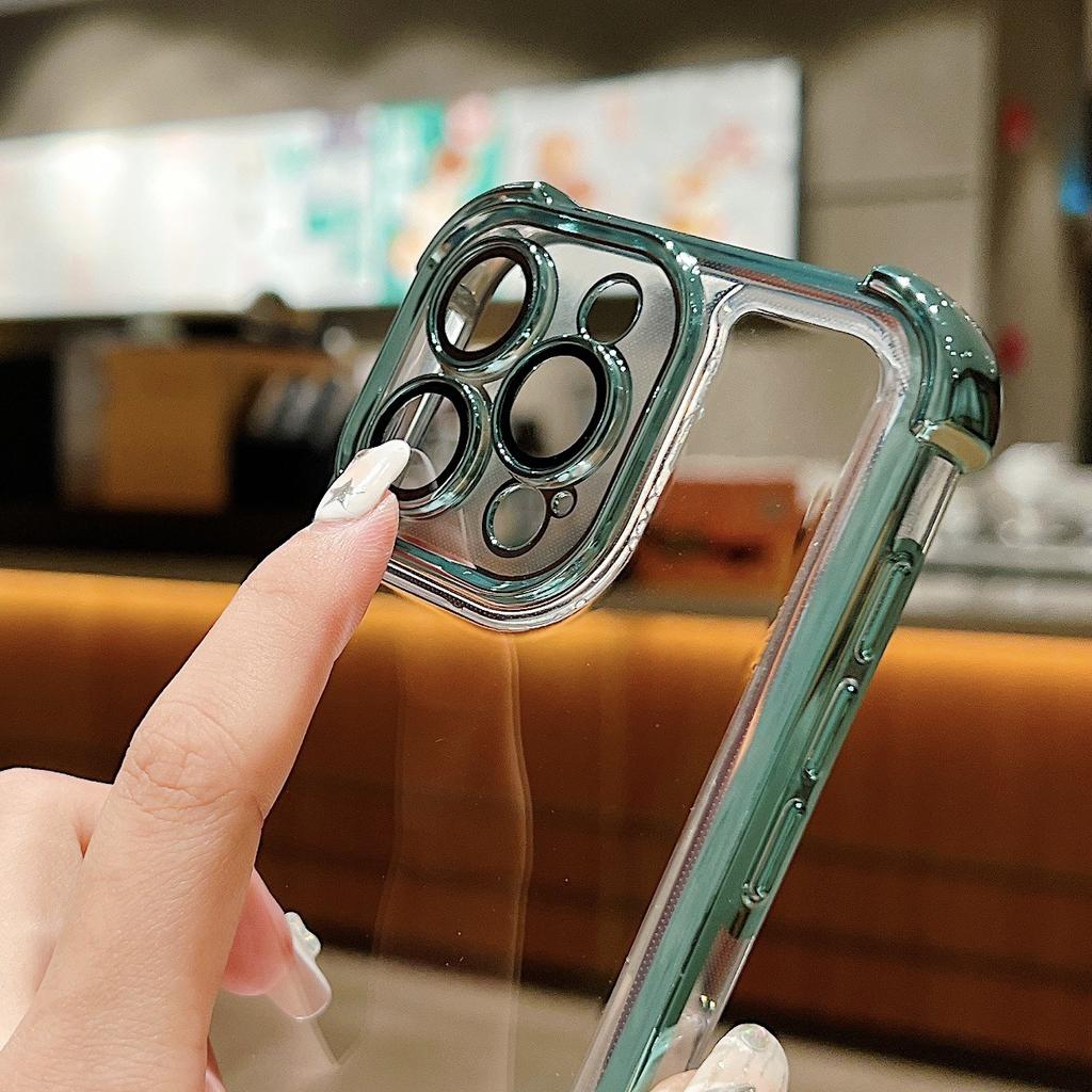 The four-corner shockproof space case is suitable for the iPhone 15 Pro Max shockproof 14, lens film 13, and 12 full coverage 11