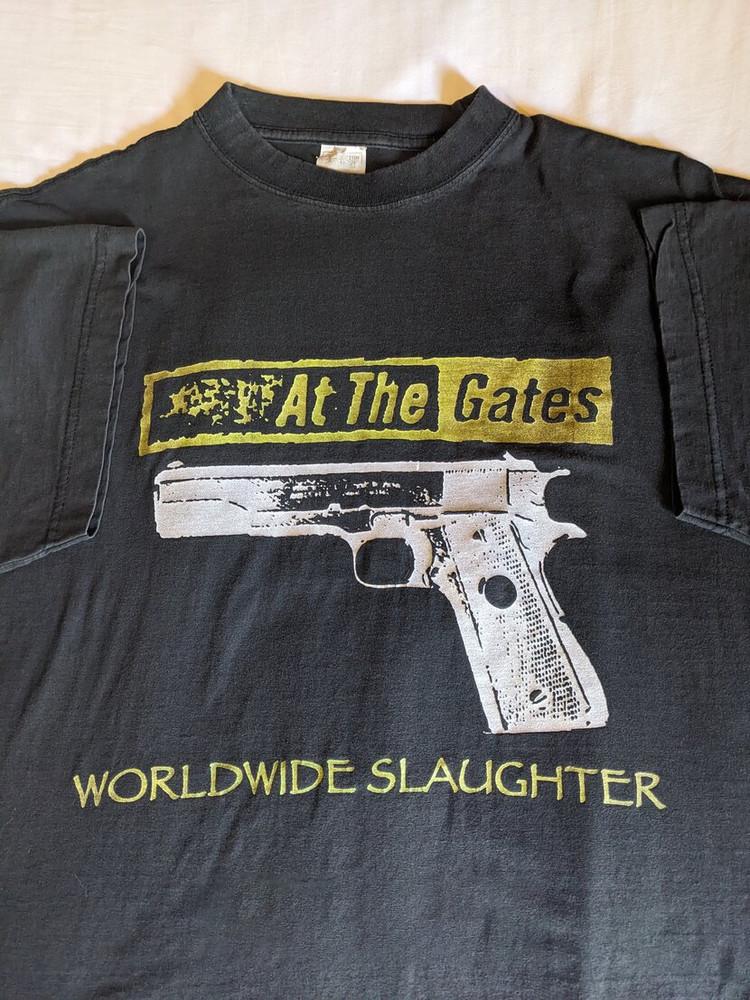 Винтажная футболка At The Gates Worldwide Slaughter Shirt BL485 Унисекс S