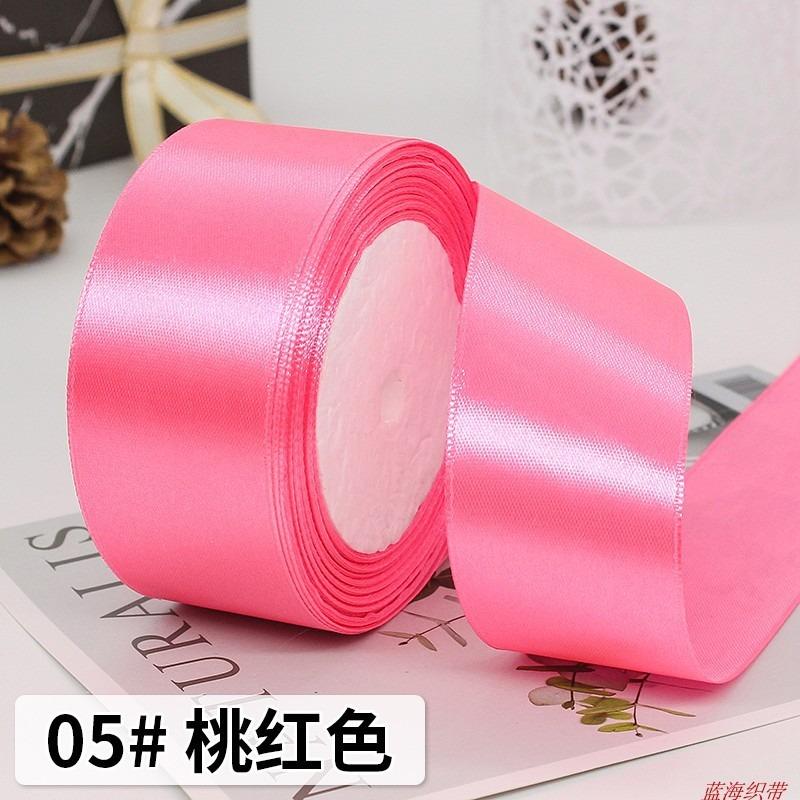 25Yards/Roll 40mm Silk Satin Ribbons for Clothing Satin Fabric Crafts Bow Handmade Gift Wrap Party Wedding DIY Decorative