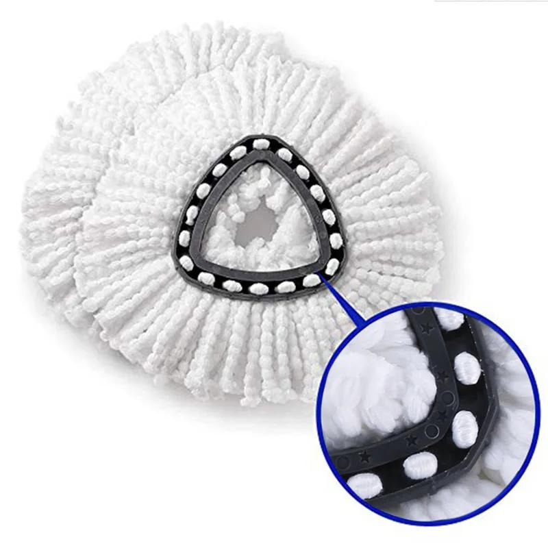 Thickened and Super Absorbent Triangular Plate Mop Head Replacement, Ultra-Thin Fiber
