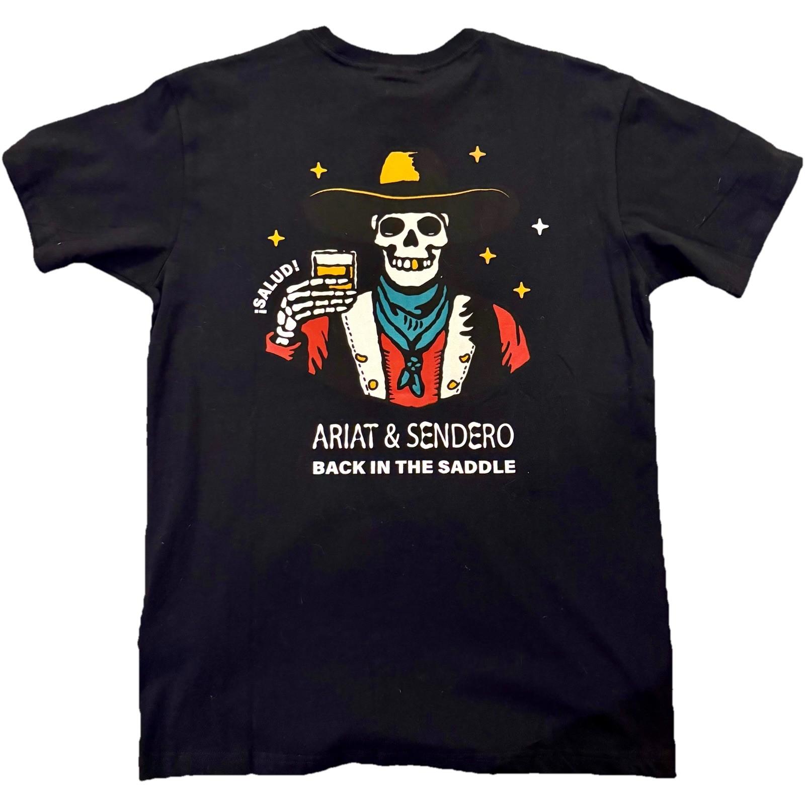 Ariat x Sendero Provisions Co. Skeleton Graphic Cotton Men s T-Shirt. Size M. S разноцветный