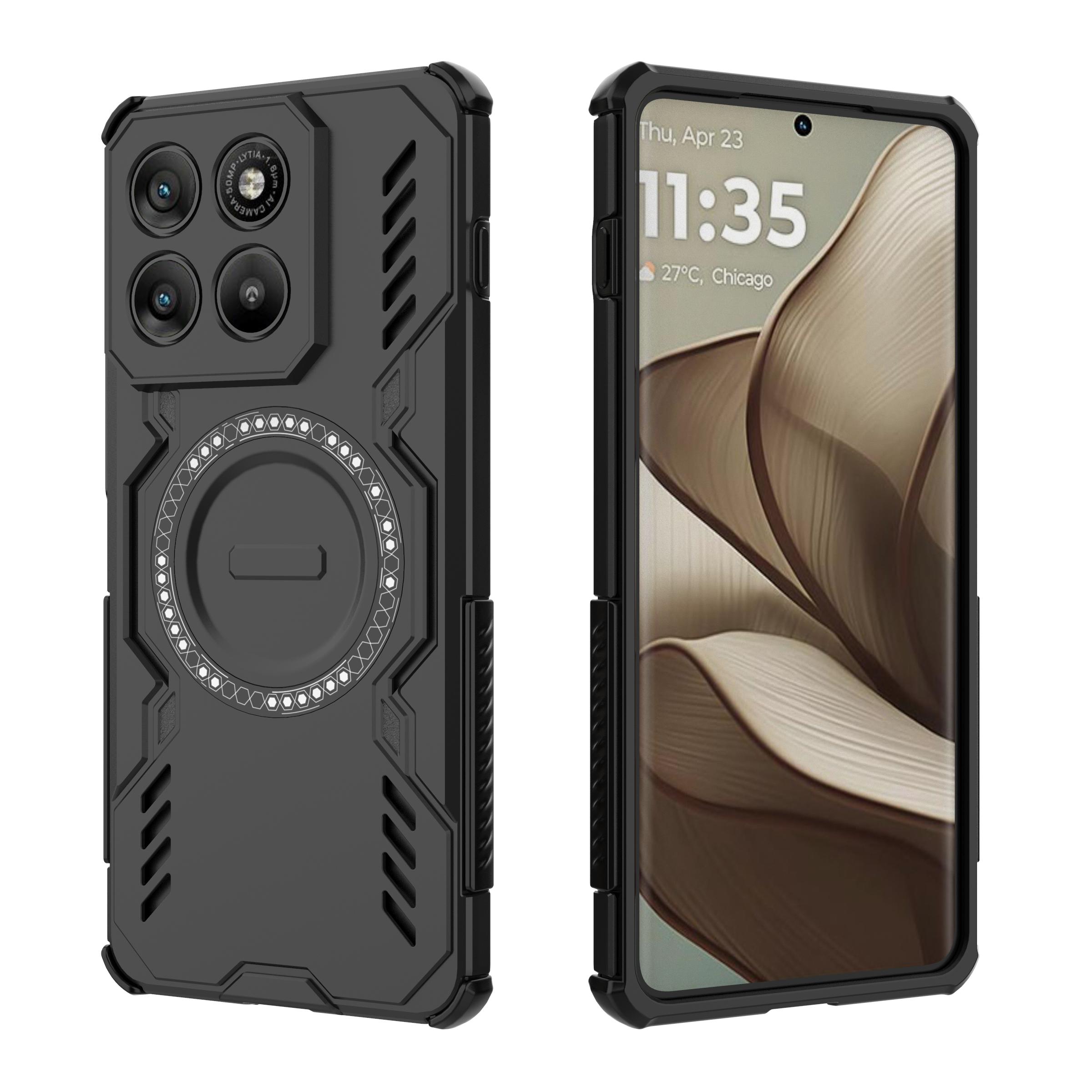 

Anti-Falling Fashion Capa Case for MOTOROLA MOTO Edge 70 Fusion 50 Neo 60 Pro 5G Edge70 Air Pro Edge60 Edge50 Magnetic Covers Motorola Edge 60 Fusion чорний