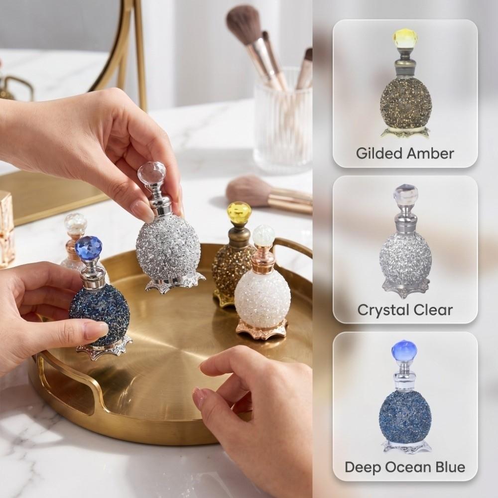 15ml Essential Oil Dispenser Bottle Glitter Sparkly Refillable Bottle Cosmetics Packaging