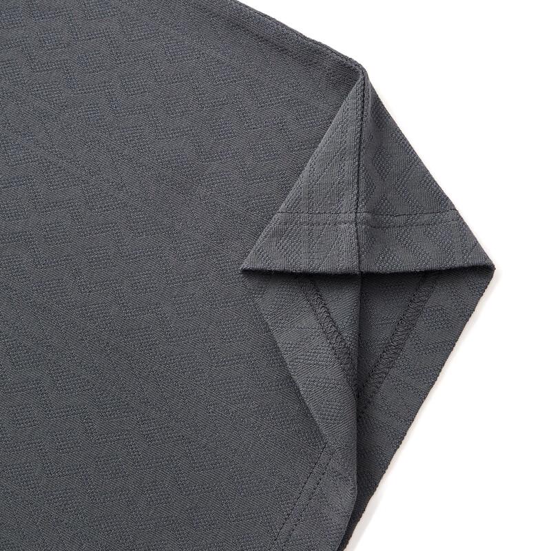 Men's Jacquard Stripe Loose Fit Short Sleeve T-Shirt