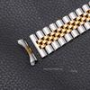 Solid Stainless Steel Watch Band for Rolex Flat Curved End Strap 12 13 14 16mm 17mm 18mm 19mm 20mm 21mm 22mm Men Women Bracelet