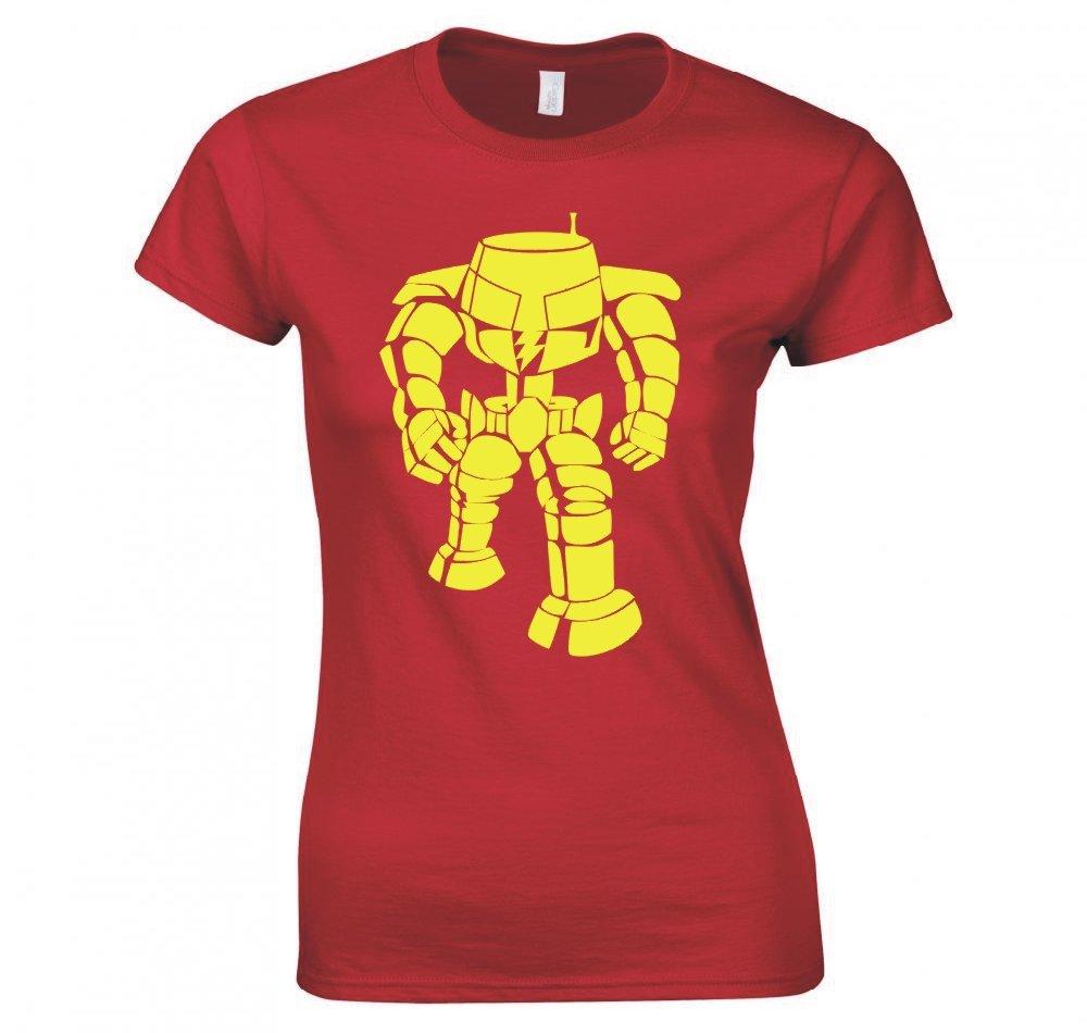 The Big Bang Theory Sheldons Robot Ladies Tshirt New S
