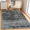 Modern Abstract Taupe Living Room Rug 123x180