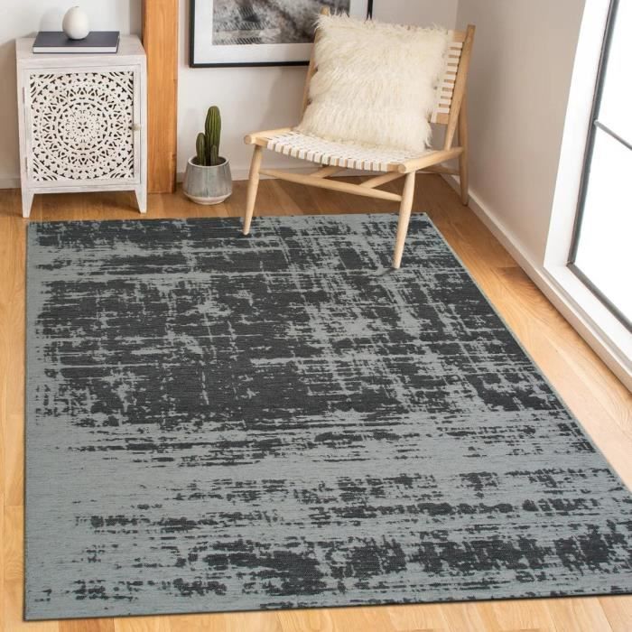 Modern Abstract Taupe Living Room Rug 123x180