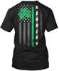 Kennedy Lucky Family Clover Flag T-Shirt Made In the USA Size S To 5XL