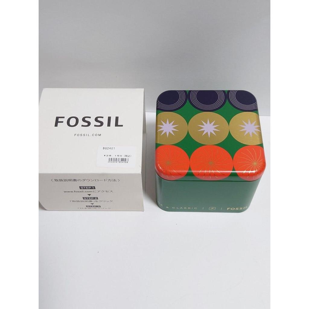 Used New and unused FOSSIL men's watch blue dial chronograph