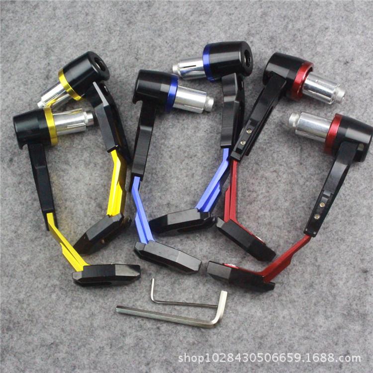 

22mm CNC Bull Horn Brake Handguards: Motorcycle Racing & Off-Road Protection Accessory Gold