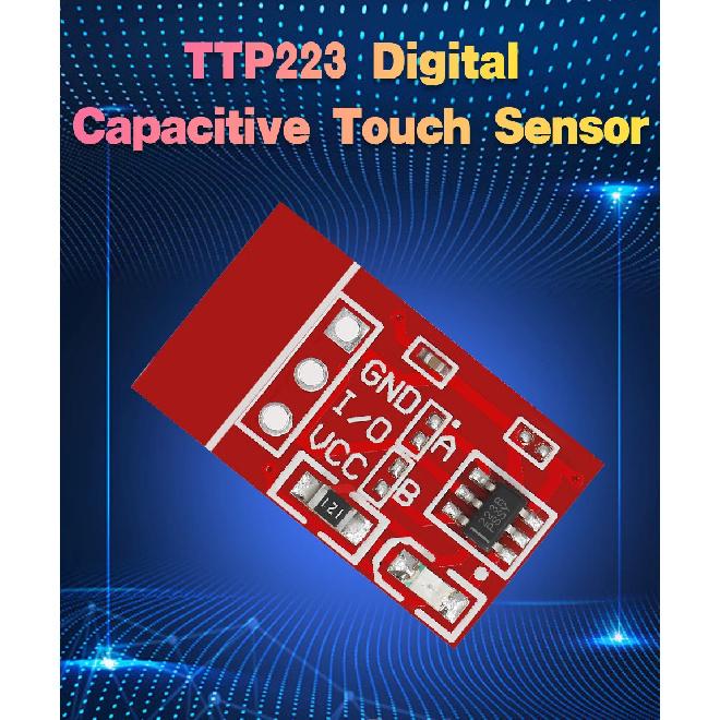 20PCS/LOT NEW TTP223 Touch Button Module Capacitor Type Single Channel Self Locking Touch Switch Sensor for Arduino