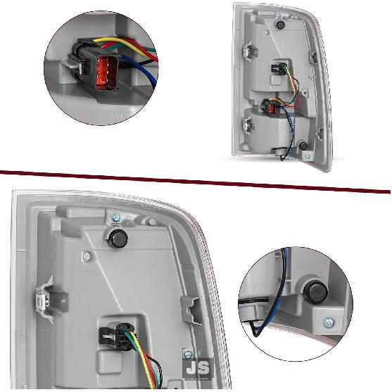 JSBOYAT LED Tail Lights Assembly Compatible With 2013-2018 Dodge Ram 1500/2014-2018 Dodge Ram 2500 3500, Left Driver Side