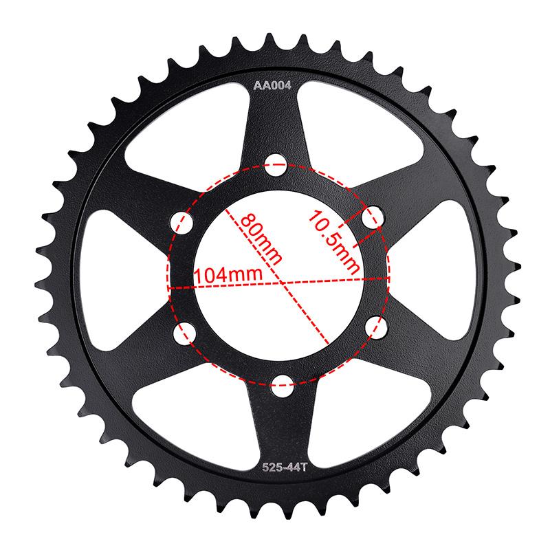525 15T 43T Motor Bike Front Rear Sprocket Gear Wheel Cam for Kawasaki Z900 ZR900 AHF 2017- Z900 ABS Z 900 RS Cafe