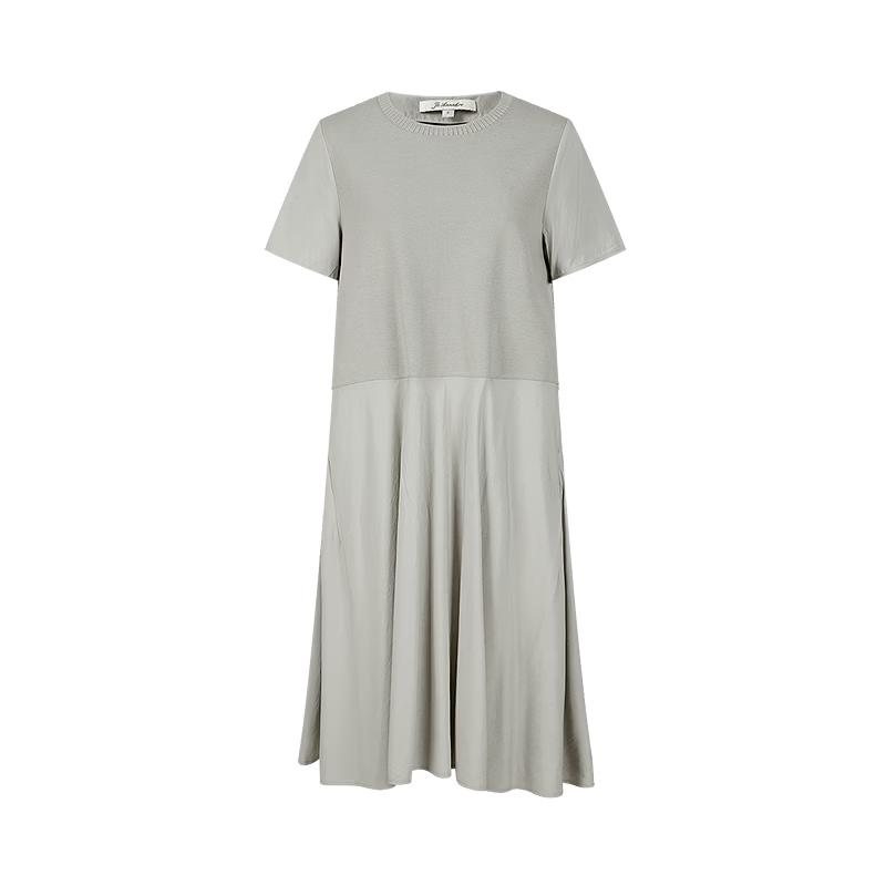 JZ Annacoco Women's Cleanfit Stitching A-Line Dress