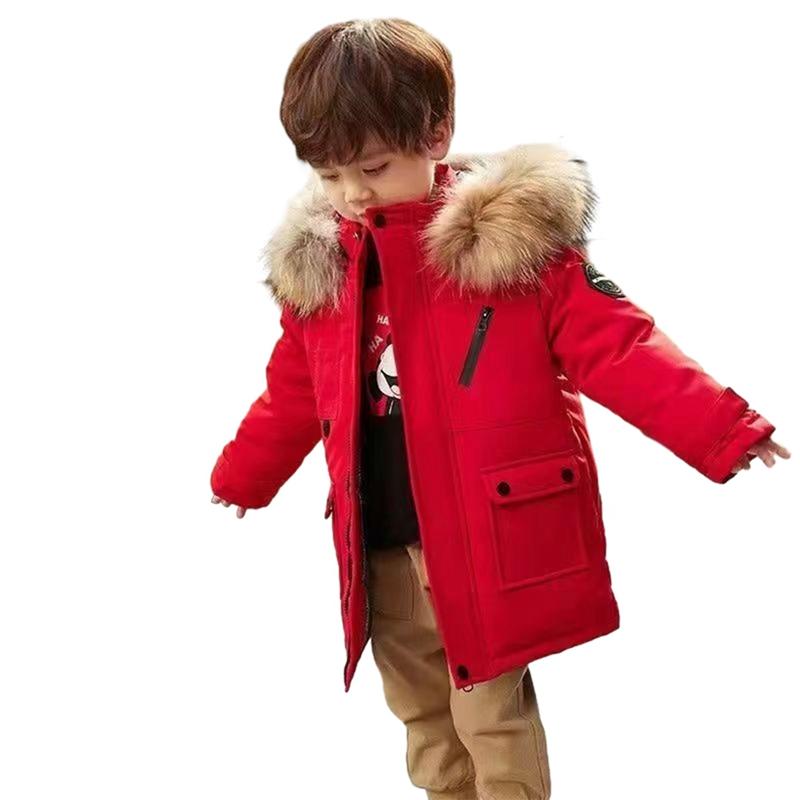 8-17 Years Kids Winter Warm Hooded Coat