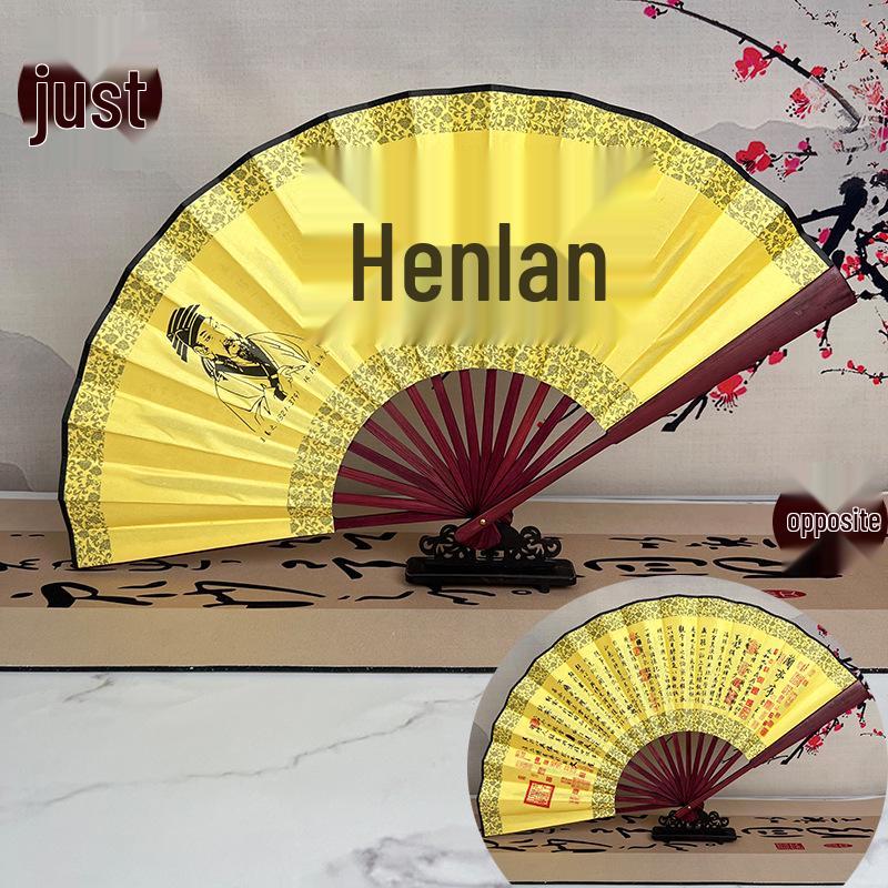 8-Inch & 10-Inch Double-Sided Chinese Ink Painting Folding Fan for Men and Women