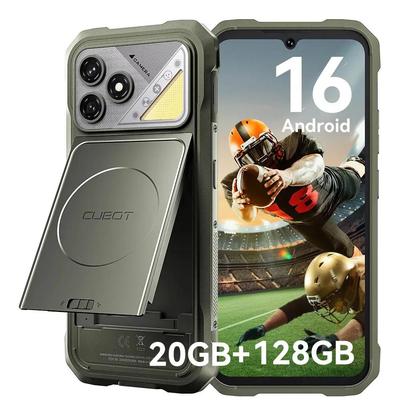 Rugged Smartphone Cubot KingKong Dura, Up To 20GB RAM 128GB ROM, Android 16, Dual SIM, 6.88" 120Hz 64MP Waterproof NFC