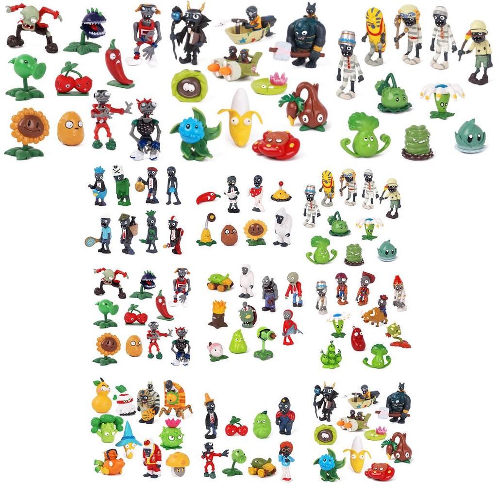 Pflanzen gegen Zombies Serie Ägypten Privater Wilder Westen PVC Spielzeug Actionfiguren Set Neu Lustig Osterdekoration für Kinder