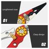Fishing Grippers Fishing Hook Remover Aluminum Alloy Fish Plier Grip Clamps Grabber Fish Controllers Fishing Plier Tools