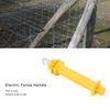 Mango para Valla Eléctrica Aislado PE Barra de Agarre para Puerta con Gancho Metálico para Pasto de Granja