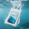 Waterproof Phone Pouch with Detachable Lanyard Transparent Floating Cell Phone Dry Bag Case Protector Beach Kayak Cruise Travel Essentials