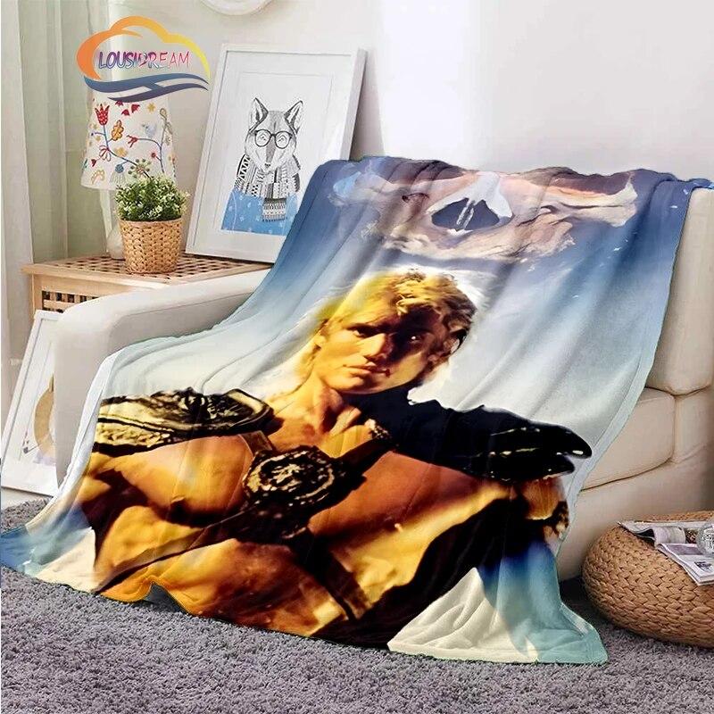 Fashion Cartoon Masters of the Universe Blanket3D Print He-Man Rectangle Blanket Flannel Blanket Wearable Blanket Sofa  Blanket
