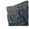 Simple Men's Denim Pants Casual Washing Solid Color Menswear Bottom Middle Waist Straight Wide Leg Loose Male Jeans 2025 Spring Autumn