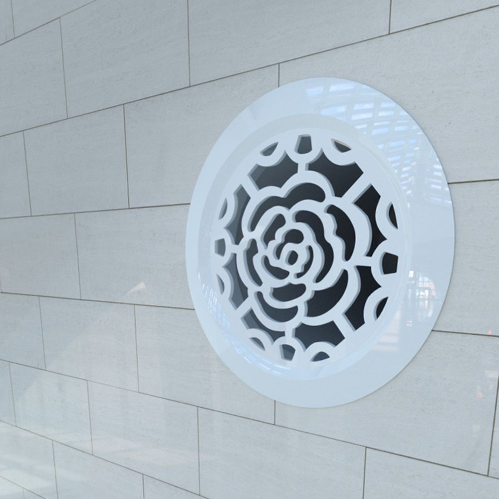 Coperchio per prese d'aria per condizionatori d'aria, griglie di ventilazione, valvole di estrazione, rotondo, resistente, anti-uccelli e ratti, per c
