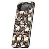 Harte PC-Handyhülle Für Samsung Galaxy Z Flip 7 6 5 4 Schwarze Hülle Für Galaxy Z Flip 3 Faltbare Capas Niedliches Lamm Engel Schaf