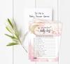 Inkdotpot 50A  Advice CardsA  For Baby Shower Game Glitter Star Advice For New Mom & Dad Gender Reveal Boy Or GirlA  Party