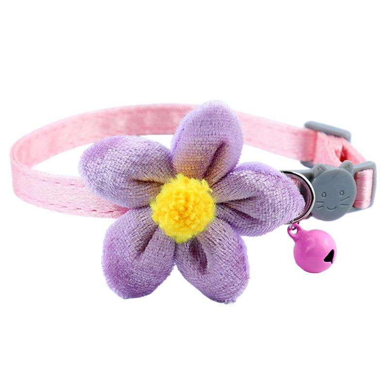 New Aurora Pet Printed Bow Tie Collar Bell Anti-strangulation Accories Ne Ring Cross-Border Pet Jewelry for s (as the picture,1cm x 18~28cm)