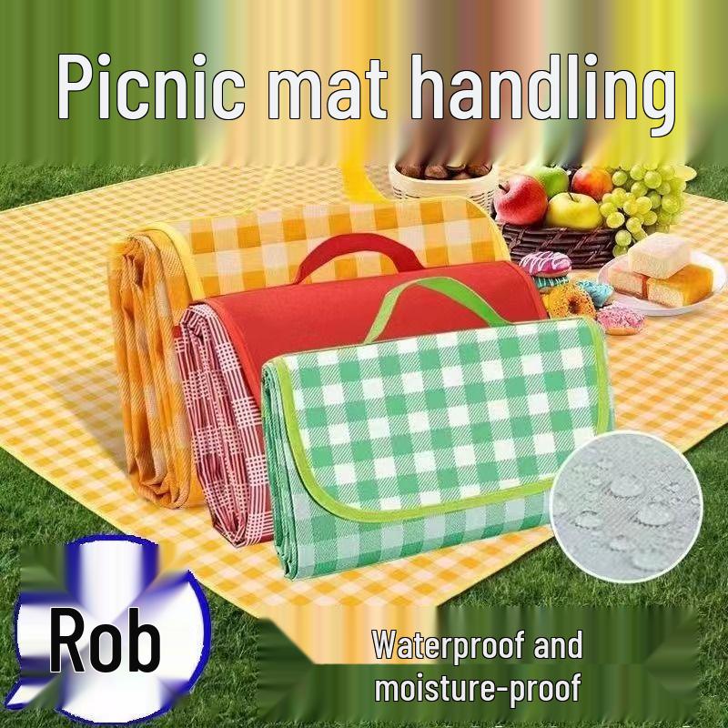 Waterproof Outdoor Picnic Mat - Thickened Foldable Oxford Cloth