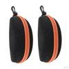 2 EVA Glasses Cases with Hanging Hook for Sports Sunglasses Eyeglasses