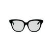 Gucci Comfort Side Temple Letters Square Optical Frame Women's Black