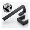 Towel Rack, Hand Towel Ring Holder SUS304 Stainless Steel, Bathroom and Kitchen Towel Rack Mounting Hardware Set, Hotel and Home Cupboard, Matte