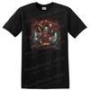 Slipknot Horror Charakter Grafik T-Shirt Distressed Rotes Design Tee