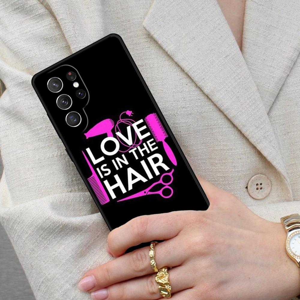Hair Stylist Hairdresser Cell Phone Case for Samsung Galaxy S26 Ultra S25 S24 S23 S22 S21 S20 Note10 Cover