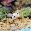 40 Stück Harz-Kuh-Miniaturfiguren, lebendiges Aussehen, Mini-Kuh-Statuen, niedliche Garten-Kuh-Ornamente, Tiere, Modell, Feengarten-Miniatur
