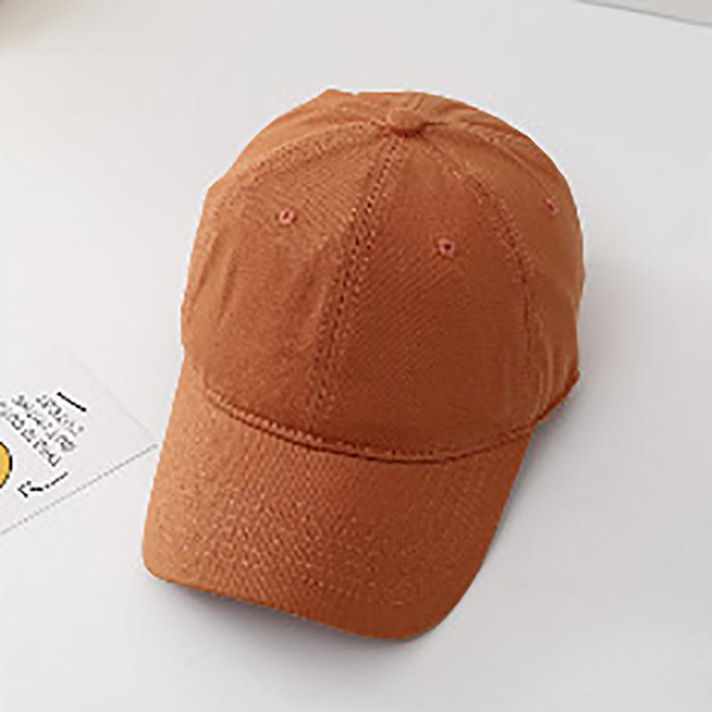 New Solid Baseball Cap For Children Boys Girls Cotton Sunhat Unisex Outdoor Sports Snapback Fishing Baseball Hat Korean Style