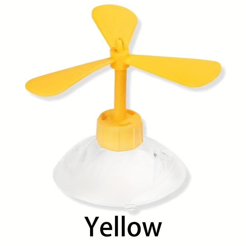 

1pc Creative Suction Cup Motorcycle Helmet Decoration Pinwheel Bicycle Helmet Decoration Propeller Shape Helmet Accessories жёлтый
